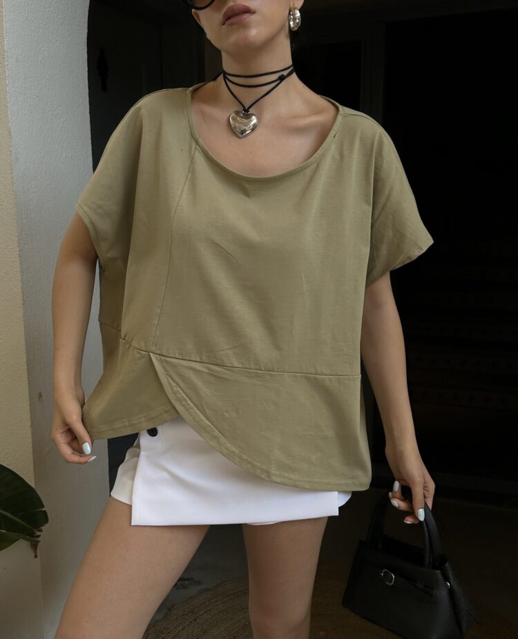 MoldBack Pattern Design Combed Blouse 29113