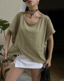 MoldBack Pattern Design Combed Blouse 29113 - Brand: First Angels - Women's Clothing Wholesale - Globality Store