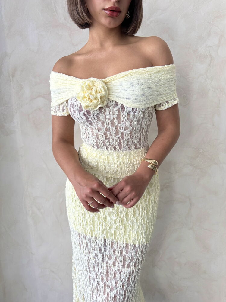 Rose Detailed Lace Blouse