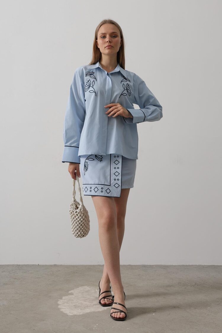 Embroidery Detailed Skirt Set - Baby - Brand: Reyon - Women's Clothing Wholesale - Globality Store