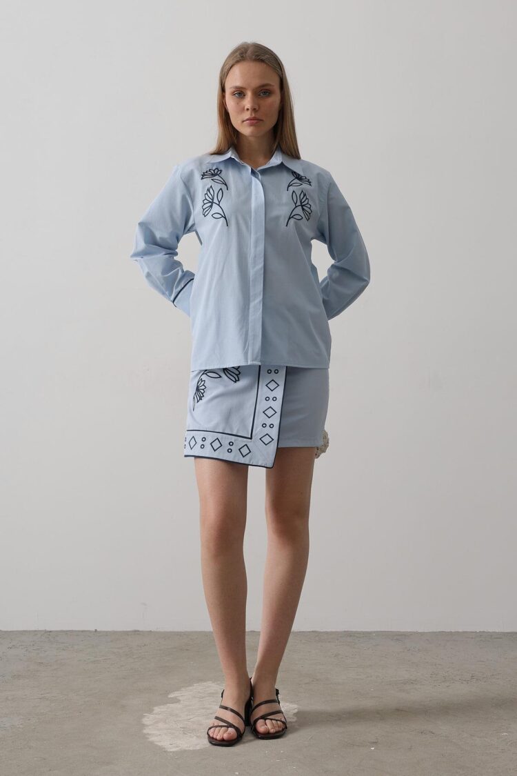 Embroidery Detailed Skirt Set - Baby
