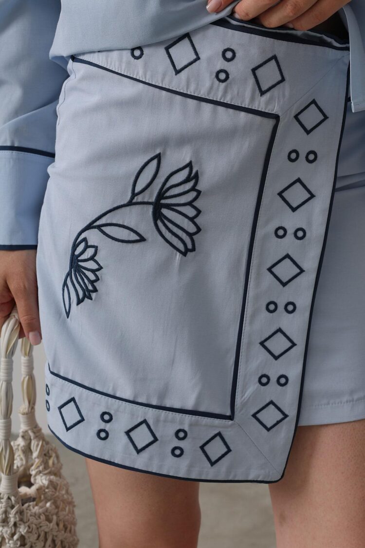 Embroidery Detailed Skirt Set - Baby