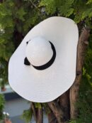 Wide Straw Hat With Belt - Brand: Axesoire - Women's Clothing Wholesale - Globality Store