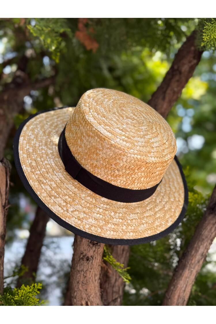Straw Hat - Beige - Brand: Axesoire - Women's Clothing Wholesale - Globality Store