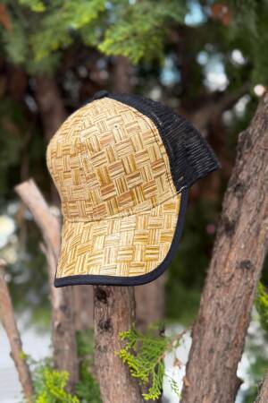 Straw Cap Hat - Camel - Brand: Axesoire - Women's Clothing Wholesale - Globality Store