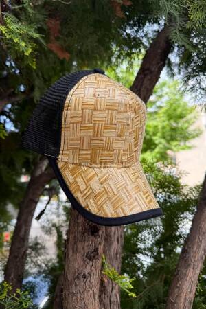 Straw Cap Hat - Camel - Brand: Axesoire - Women's Clothing Wholesale - Globality Store