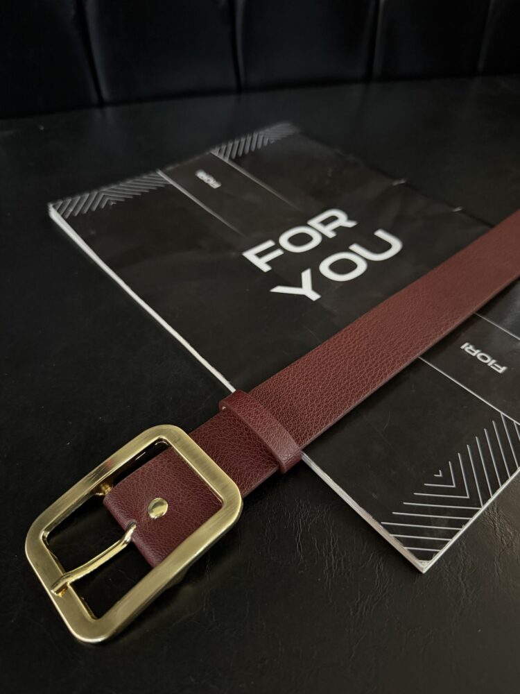 Women Trouser Belt With Gold Buckle  Jacket Belt  Dress Belt  Shirt Belt - Brand: Fiori - Women's Clothing Wholesale - Globality Store
