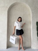 Collar Detailed Ruffle Shirt - Brand: Topshow - Women's Clothing Wholesale - Globality Store