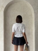 Collar Detailed Ruffle Shirt - Brand: Topshow - Women's Clothing Wholesale - Globality Store