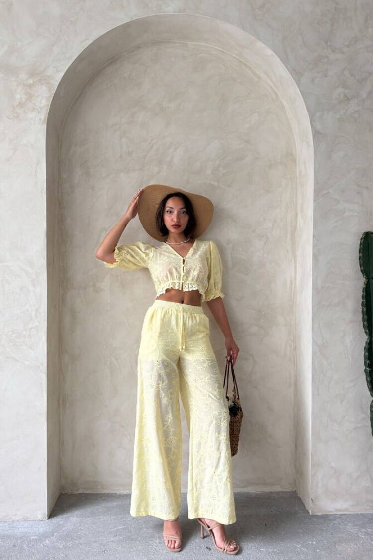 Embroidered Pants