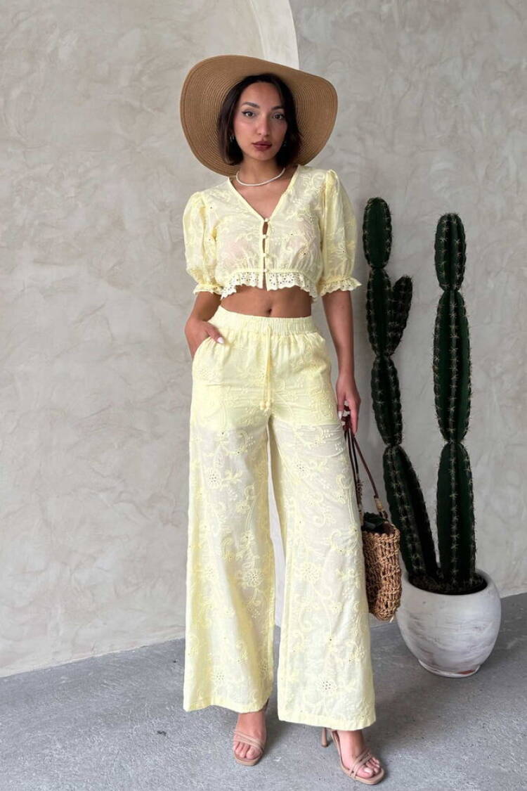 Embroidered Pants