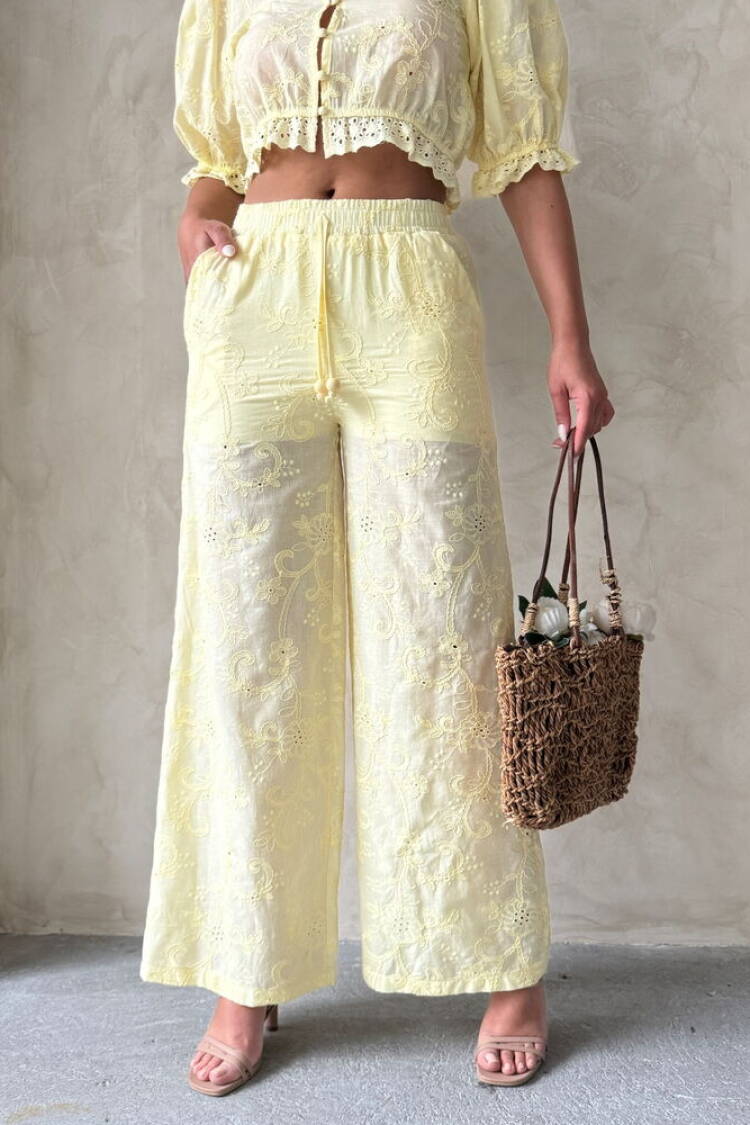 Embroidered Pants
