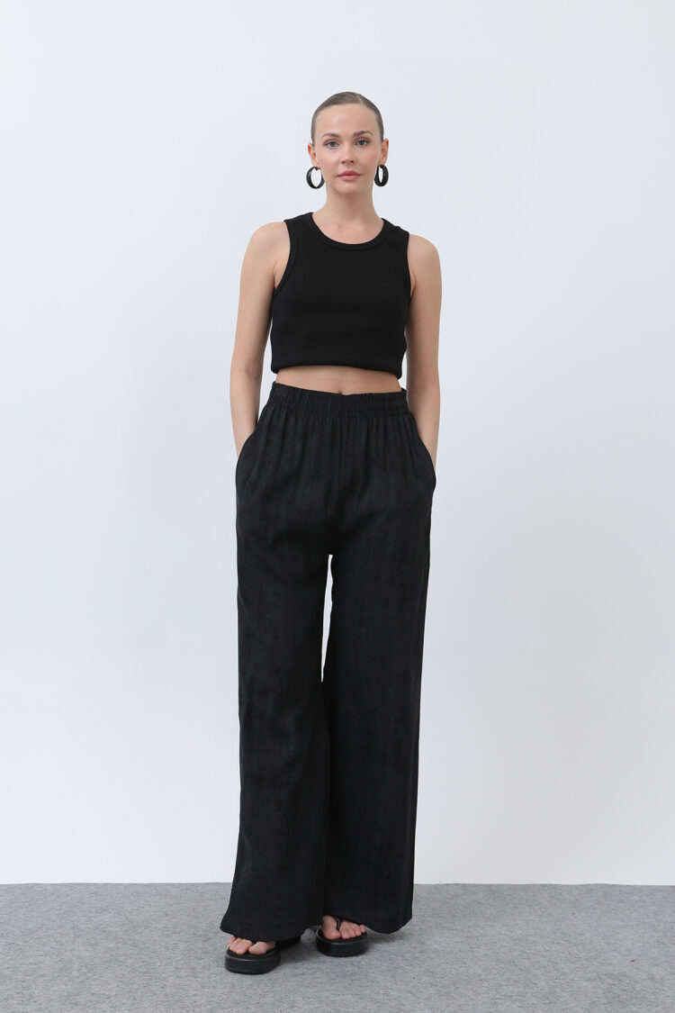 Women's Elastic Waist Loose Pants
