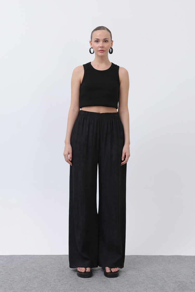Women's Elastic Waist Loose Pants