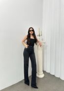 High Waist Pocket Stone Embroidery DetailedJeans - Brand: LACARINO - Women's Clothing Wholesale - Globality Store