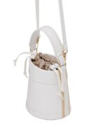 Contrast Stitched Bucket Hand And Shoulder Bag - Brand: Mina Fashion - Women's Clothing Wholesale - Globality Store