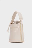 Contrast Stitched Bucket Hand And Shoulder Bag - Brand: Mina Fashion - Women's Clothing Wholesale - Globality Store
