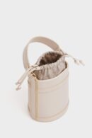 Contrast Stitched Bucket Hand And Shoulder Bag - Brand: Mina Fashion - Women's Clothing Wholesale - Globality Store