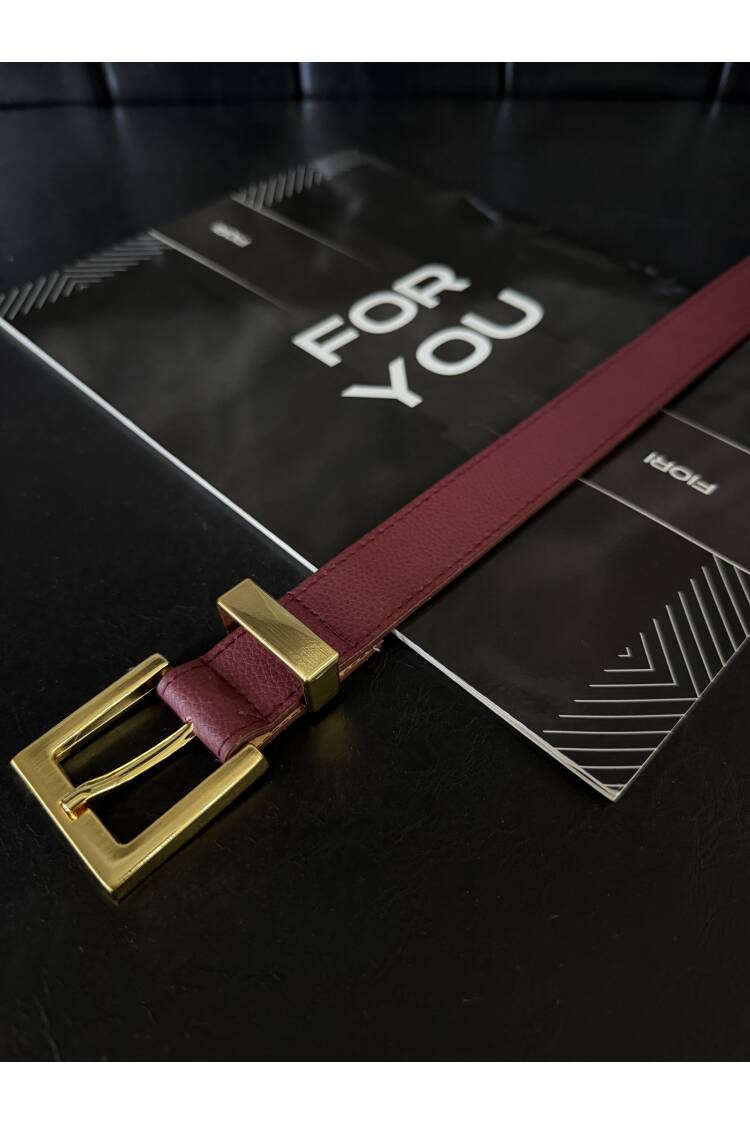 Square Buckle Bridge Women's Belt - Brand: Fiori - Women's Clothing Wholesale - Globality Store