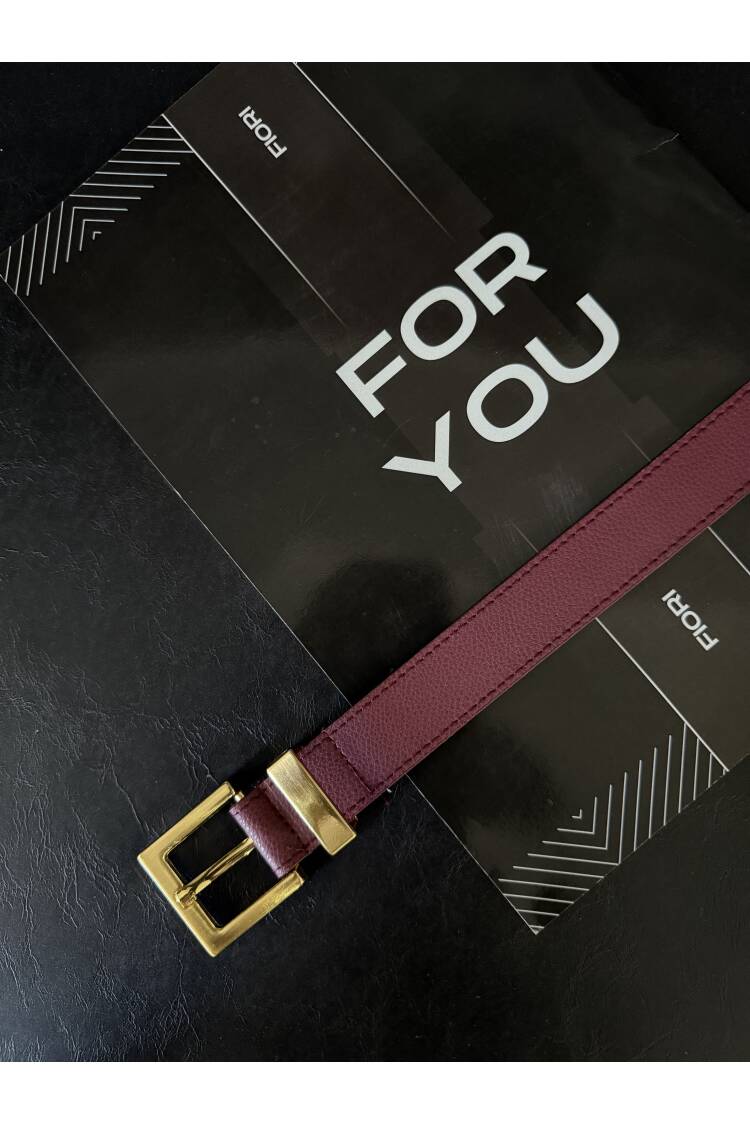 Square Buckle Bridge Women's Belt
