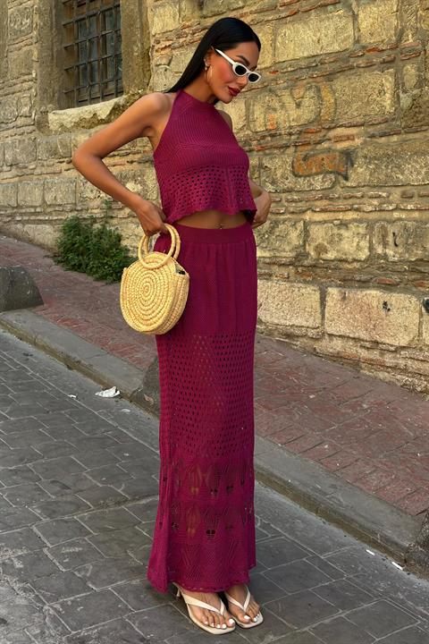 Openwork Set With Back Neckline - Brand: Sobe Istanbul - Women's Clothing Wholesale - Globality Store
