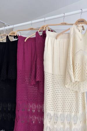 Openwork Set With Back Neckline - Brand: Sobe Istanbul - Women's Clothing Wholesale - Globality Store