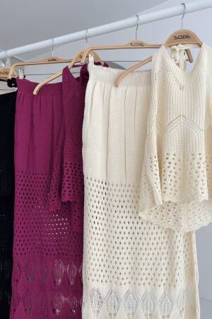 Openwork Set With Back Neckline - Brand: Sobe Istanbul - Women's Clothing Wholesale - Globality Store