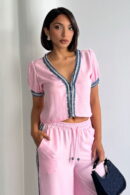 Denim Detailed Jacket - Brand: Topshow - Women's Clothing Wholesale - Globality Store