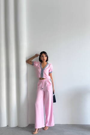 Denim Striped Pants - Brand: Topshow - Women's Clothing Wholesale - Globality Store