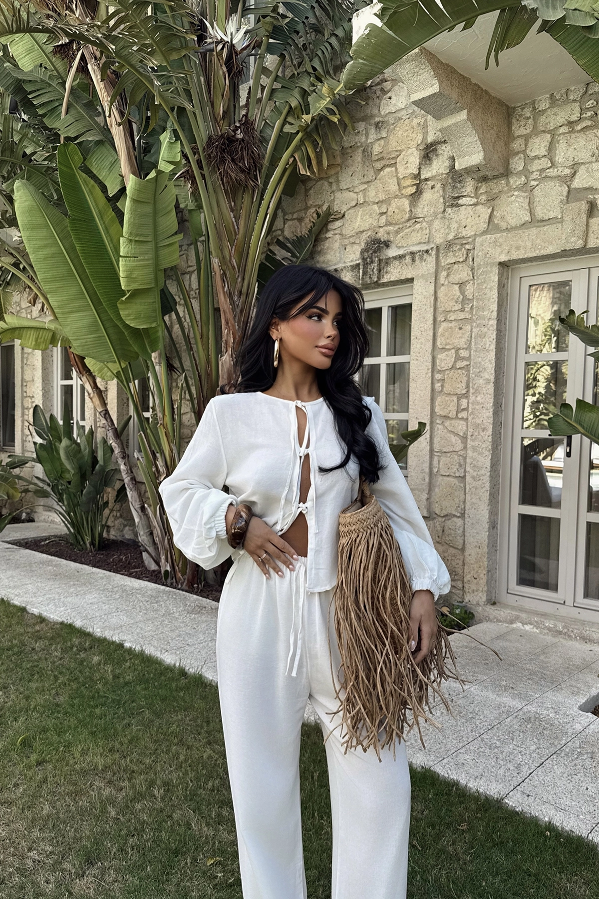 Tied Trouser Suit