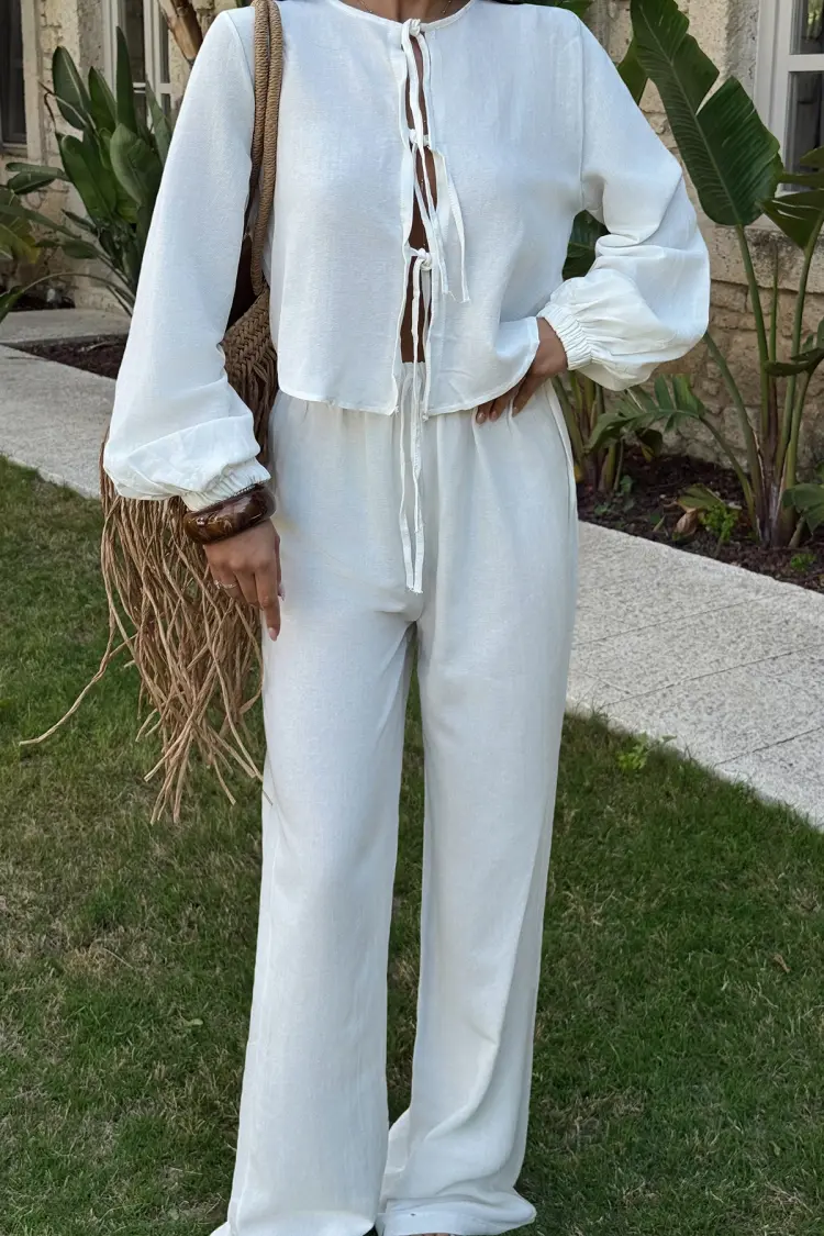 Tied Trouser Suit