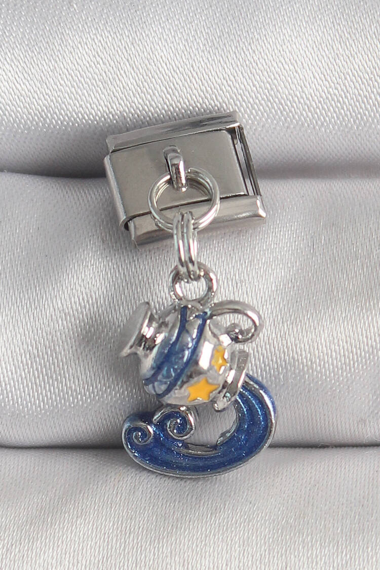 316l Steel Silver Color Rocking Bucket Bushing Model Nomination Charm - Brand: Ebijuteri - Women's Clothing Wholesale - Globality Store