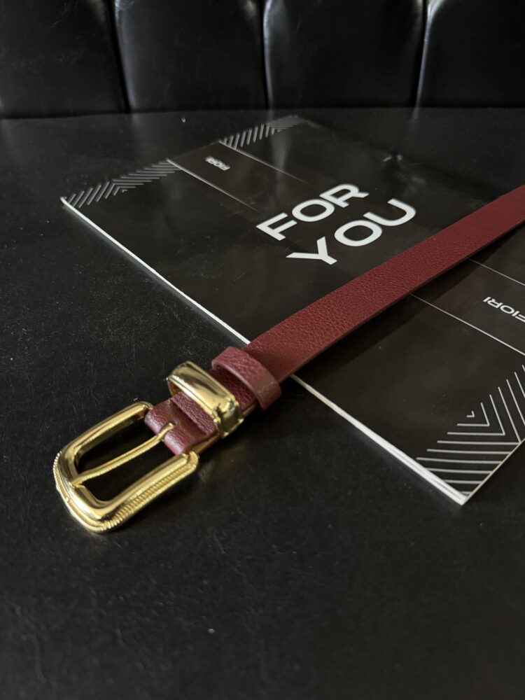 Gold Plated Blackout Women's Belt - Brand: Fiori - Women's Clothing Wholesale - Globality Store