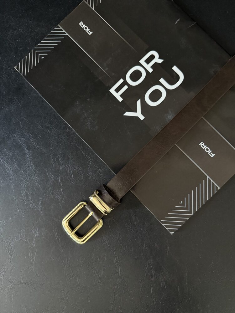 Gold Plated Blackout Women's Belt