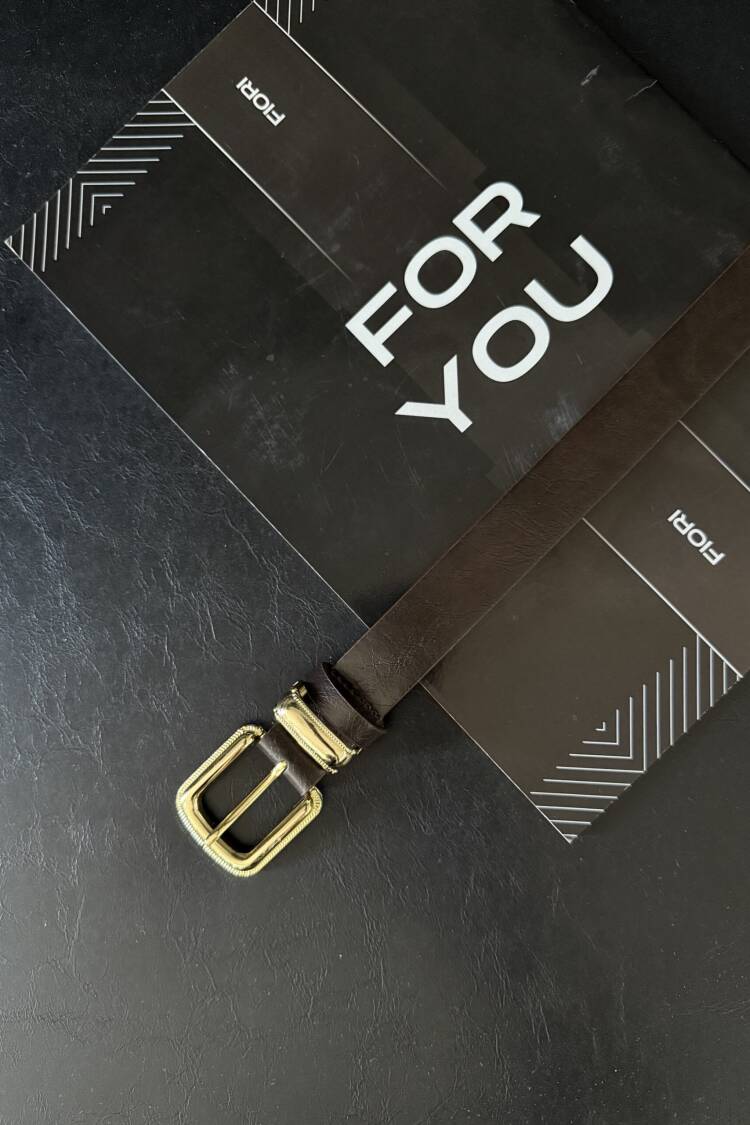 Gold Plated Blackout Women's Belt