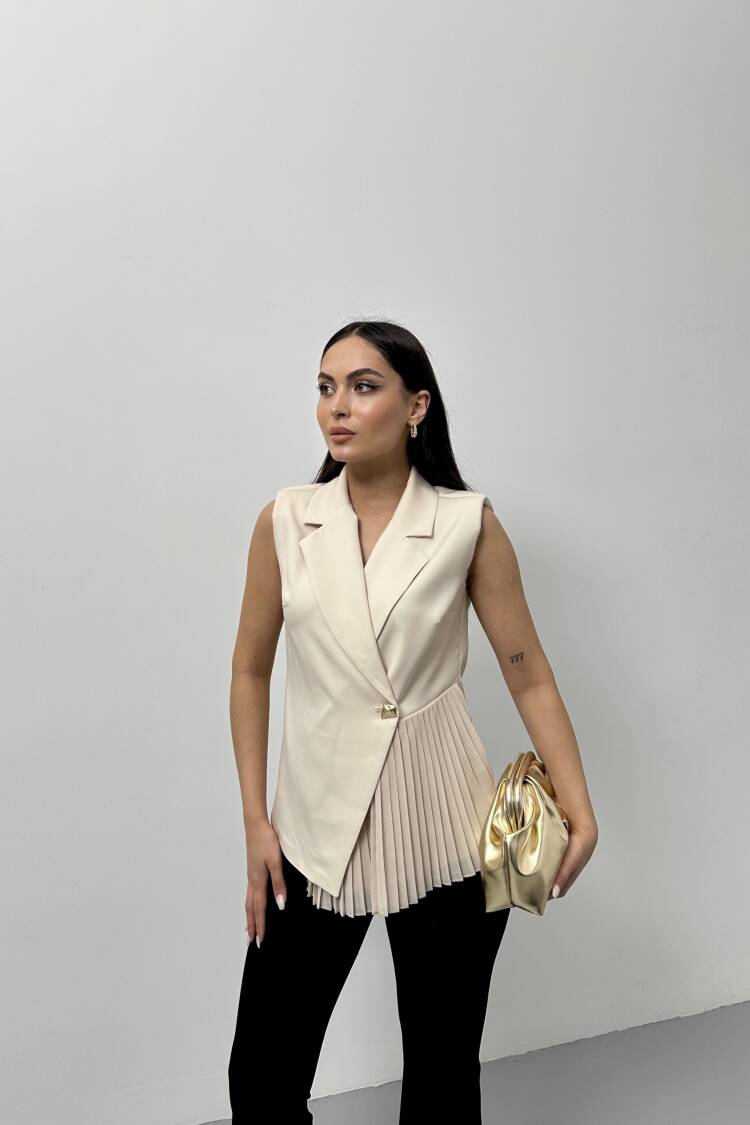 Double Fabric Blouse