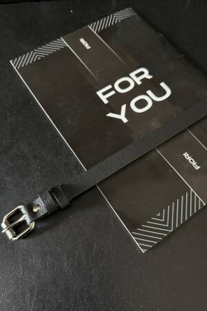 Slim Women's Belt With Square Buckle - Brand: Fiori - Women's Clothing Wholesale - Globality Store