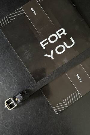 Slim Women's Belt With Square Buckle - Brand: Fiori - Women's Clothing Wholesale - Globality Store
