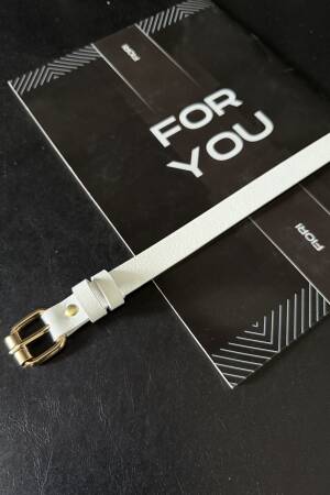 Slim Women's Belt With Square Buckle - Brand: Fiori - Women's Clothing Wholesale - Globality Store