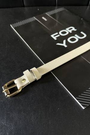 Slim Women's Belt With Square Buckle - Brand: Fiori - Women's Clothing Wholesale - Globality Store