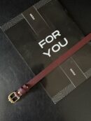 Slim Women's Belt With Square Buckle - Brand: Fiori - Women's Clothing Wholesale - Globality Store