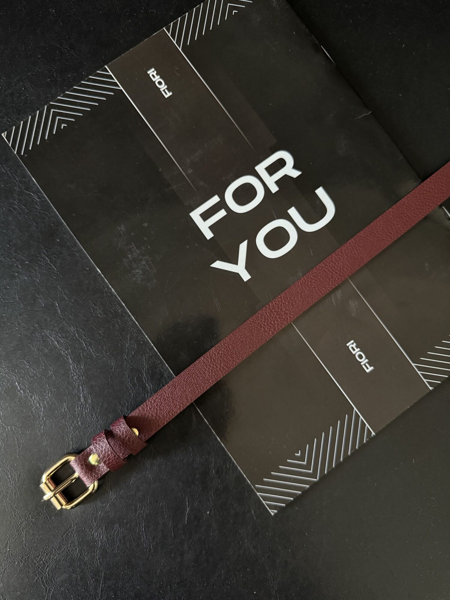 Slim Women's Belt With Square Buckle - Brand: Fiori - Women's Clothing Wholesale - Globality Store