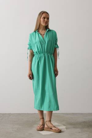 Elastic Waist Dress - Brand: Reyon - Women's Clothing Wholesale - Globality Store