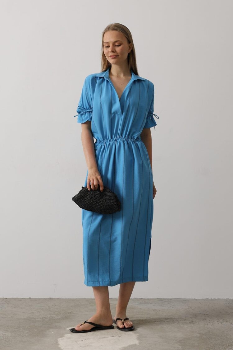 Elastic Waist Dress - Brand: Reyon - Women's Clothing Wholesale - Globality Store
