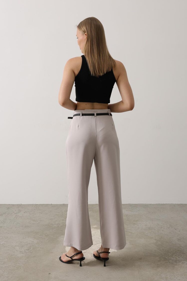 Belt Collar Detailed Pants