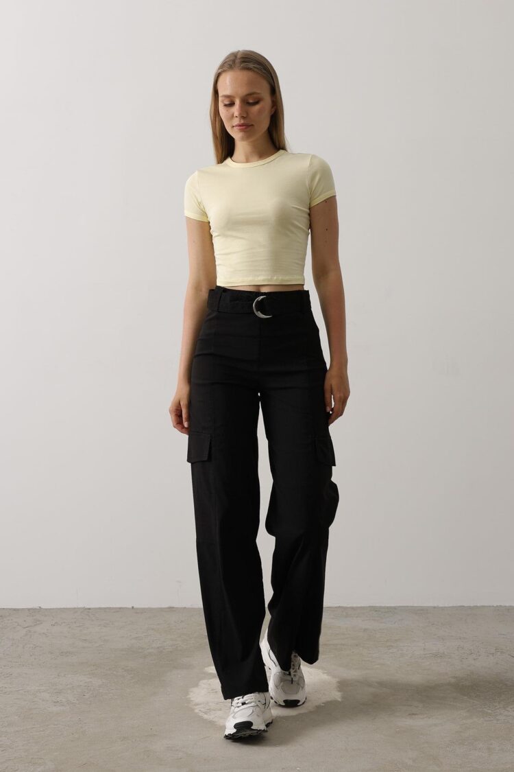 Belted Cargo Pants