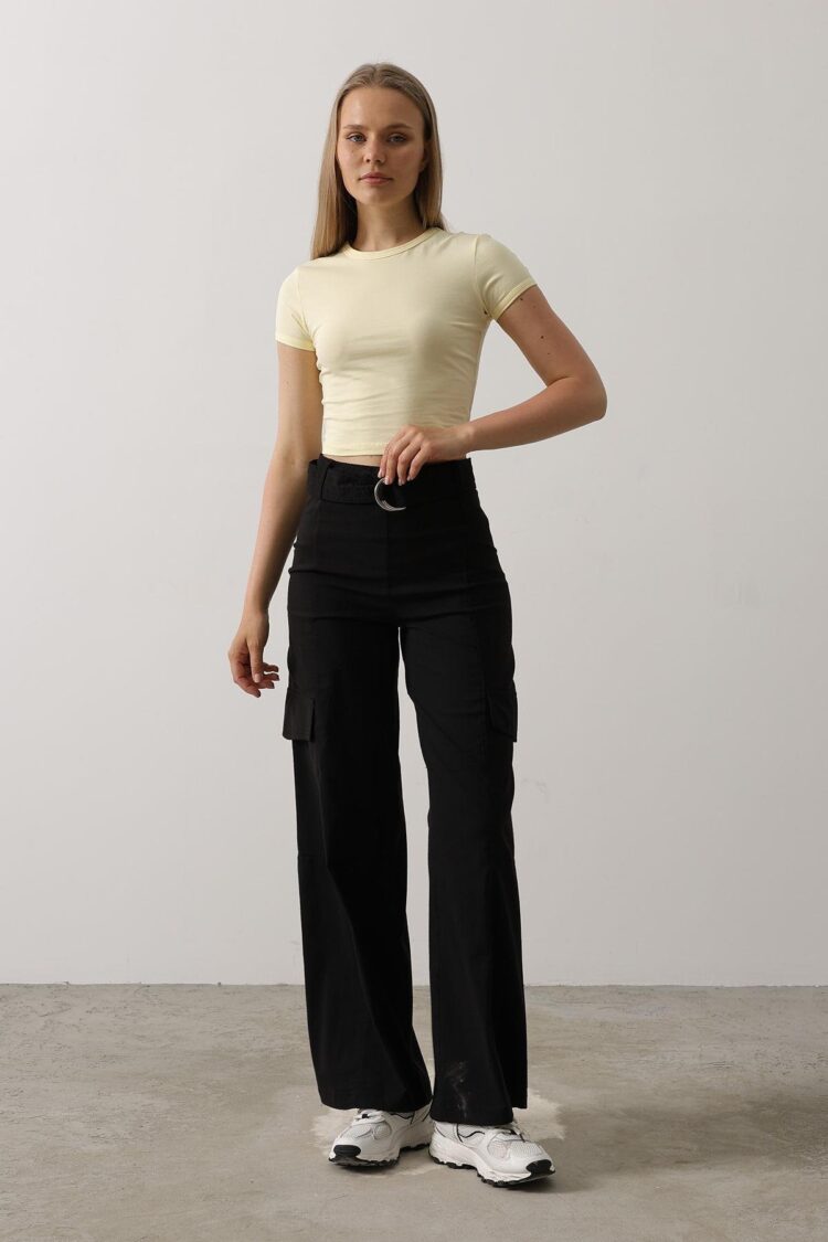 Belted Cargo Pants