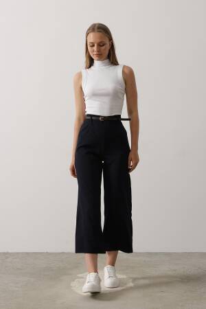 Belt Collar Detailed Pants - Brand: Reyon - Women's Clothing Wholesale - Globality Store