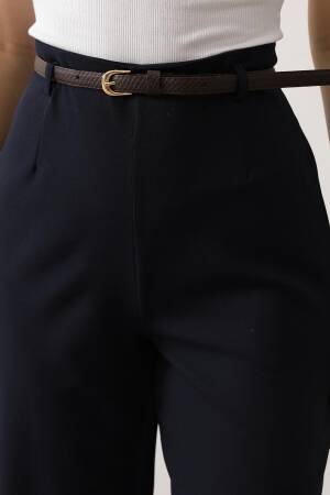 Belt Collar Detailed Pants - Brand: Reyon - Women's Clothing Wholesale - Globality Store