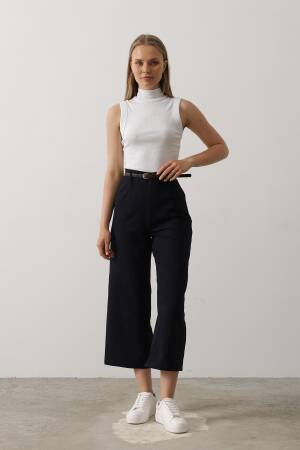Belt Collar Detailed Pants - Brand: Reyon - Women's Clothing Wholesale - Globality Store